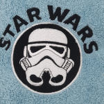 serviette bleu clair brodée Science fiction ' Star Wars ' à personnaliser